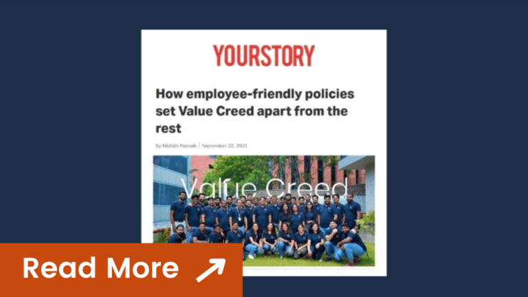 YourStory, Recognizes Value Creed's Standout Devotion to an Employee First Culture