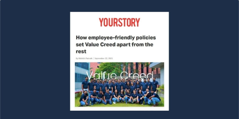 YourStory, Recognizes Value Creed’s Standout Devotion to an “Employee First” Culture